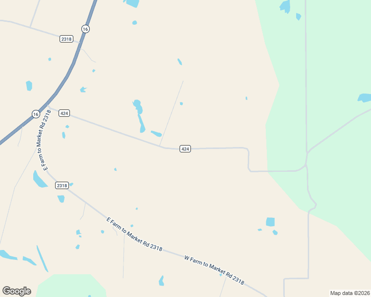 map of restaurants, bars, coffee shops, grocery stores, and more near County Road 424 in Comanche