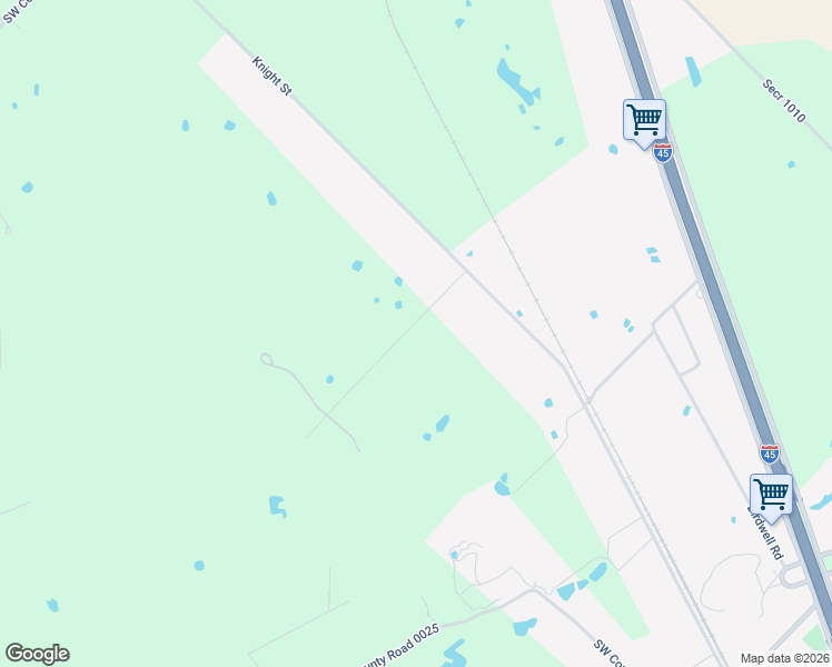 map of restaurants, bars, coffee shops, grocery stores, and more near 521 Southwest County Road 0005 in Corsicana