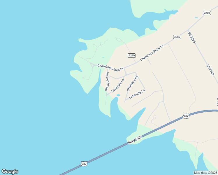 map of restaurants, bars, coffee shops, grocery stores, and more near 910 Lakeside Lane in Kerens