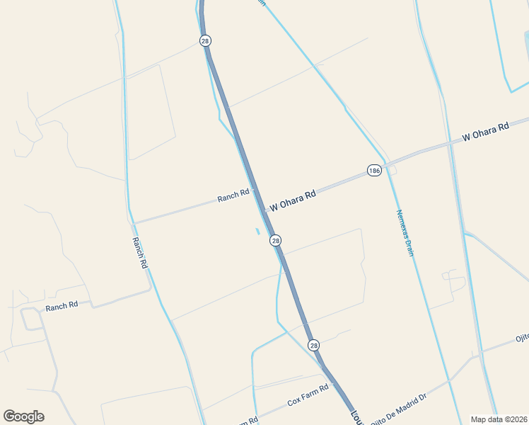 map of restaurants, bars, coffee shops, grocery stores, and more near 3099 West Ohara Road in Anthony