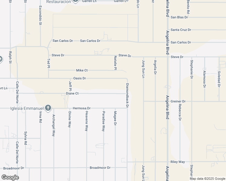 map of restaurants, bars, coffee shops, grocery stores, and more near 952 Diane Court in Chaparral