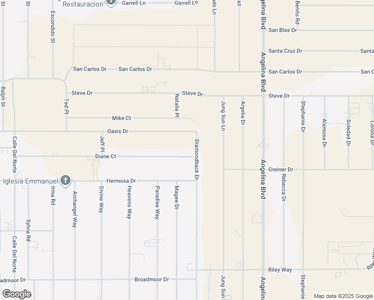 map of restaurants, bars, coffee shops, grocery stores, and more near 952 Diane Court in Chaparral
