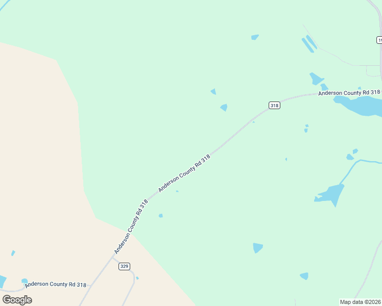 map of restaurants, bars, coffee shops, grocery stores, and more near 1092 County Road 318 in Frankston