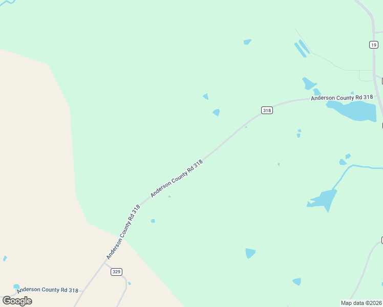 map of restaurants, bars, coffee shops, grocery stores, and more near 1092 County Road 318 in Frankston