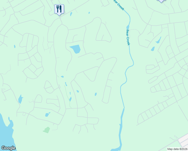 map of restaurants, bars, coffee shops, grocery stores, and more near 17076 Faircrest Drive in Whitney