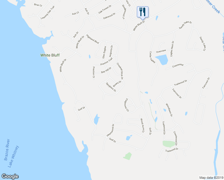 map of restaurants, bars, coffee shops, grocery stores, and more near 42268 Spyglass Drive in Whitney