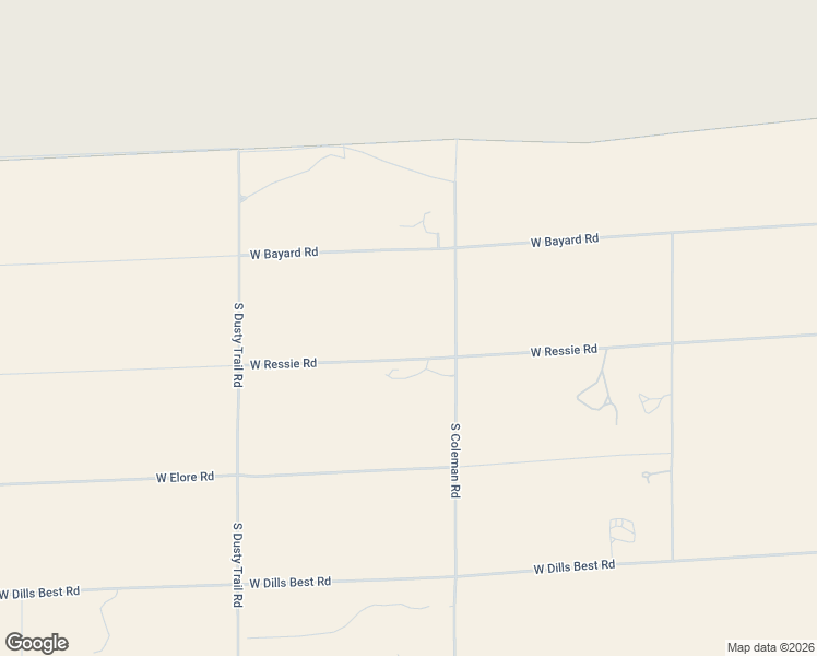 map of restaurants, bars, coffee shops, grocery stores, and more near 12440 South Coleman Road in Tucson