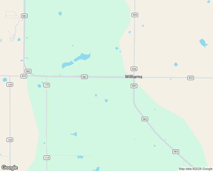 map of restaurants, bars, coffee shops, grocery stores, and more near in Williams