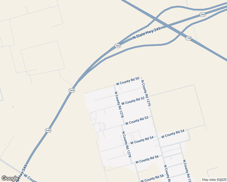 map of restaurants, bars, coffee shops, grocery stores, and more near 10201 West County Road 50 in Midland