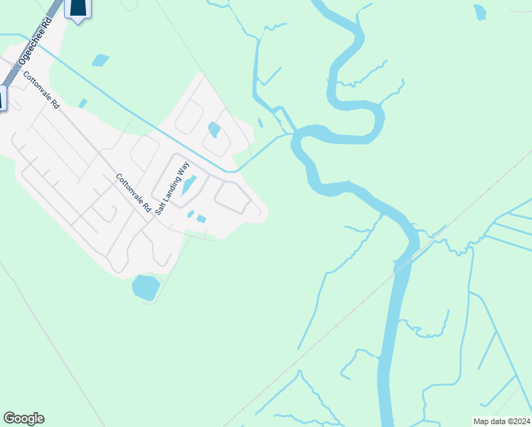 map of restaurants, bars, coffee shops, grocery stores, and more near 140 Meadowside Lane in Savannah