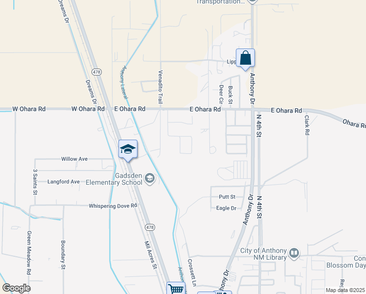 map of restaurants, bars, coffee shops, grocery stores, and more near 1438 Old Field Court in Anthony