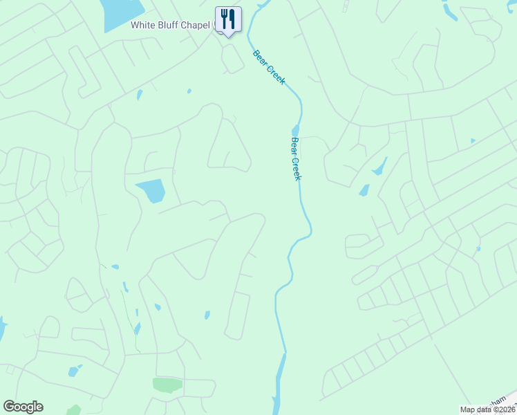 map of restaurants, bars, coffee shops, grocery stores, and more near 16103 Faircrest Drive in Whitney