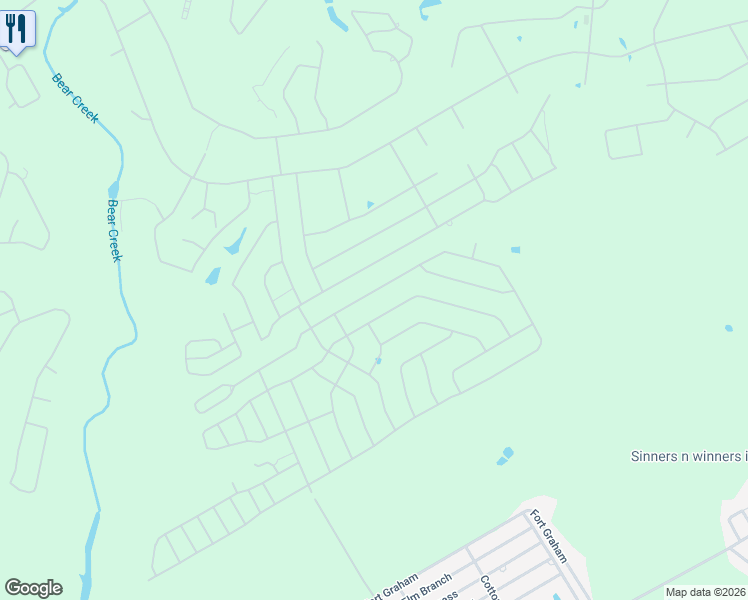 map of restaurants, bars, coffee shops, grocery stores, and more near 43018 Whisperwood Drive in Whitney