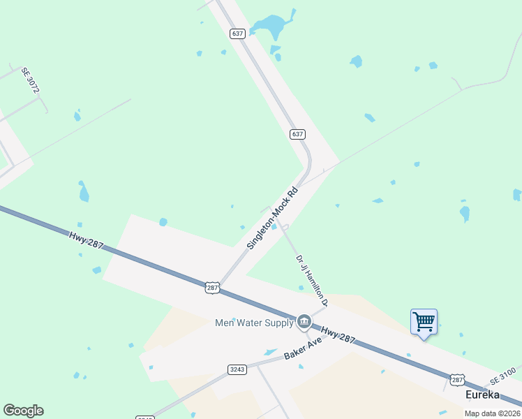 map of restaurants, bars, coffee shops, grocery stores, and more near 500 Singleton-Mock Road in Corsicana