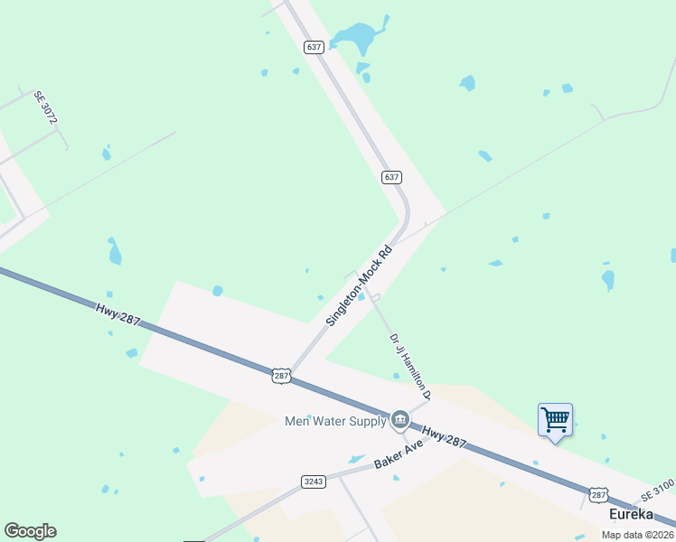 map of restaurants, bars, coffee shops, grocery stores, and more near 500 Singleton-Mock Road in Corsicana