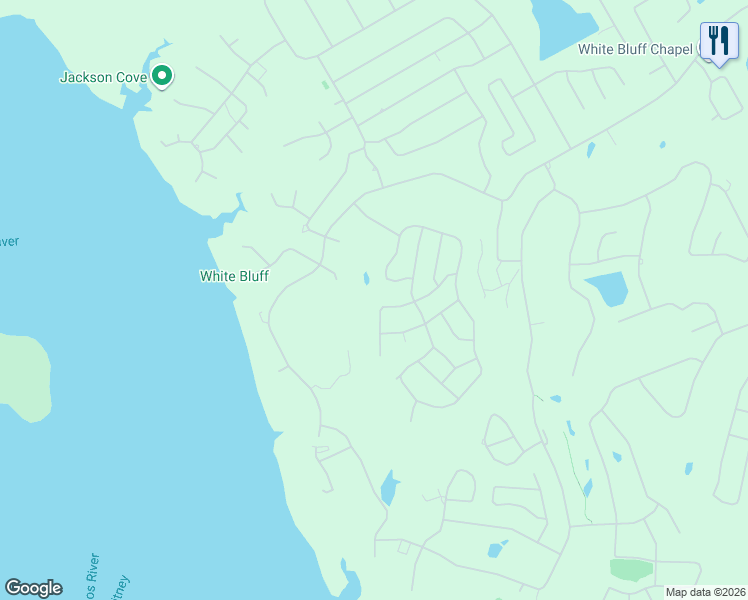 map of restaurants, bars, coffee shops, grocery stores, and more near 42021 Preston Trail in Whitney