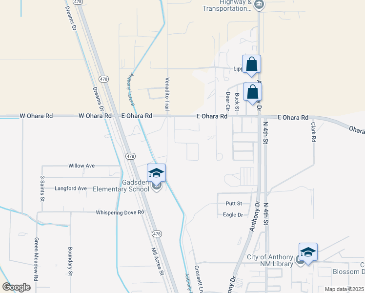 map of restaurants, bars, coffee shops, grocery stores, and more near 1438 Old Field Circle in Anthony