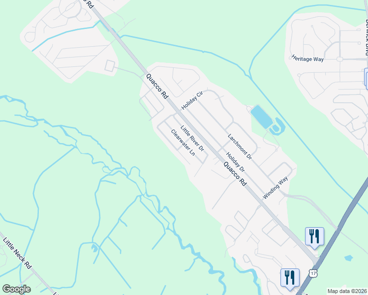 map of restaurants, bars, coffee shops, grocery stores, and more near 160 Laurel Green Court in Savannah