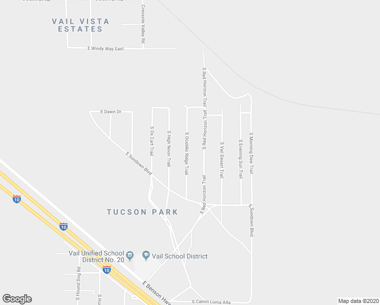 map of restaurants, bars, coffee shops, grocery stores, and more near 12695 South Ocotillo Ridge Trail in Vail