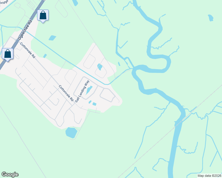 map of restaurants, bars, coffee shops, grocery stores, and more near 118 Meadowside Lane in Savannah