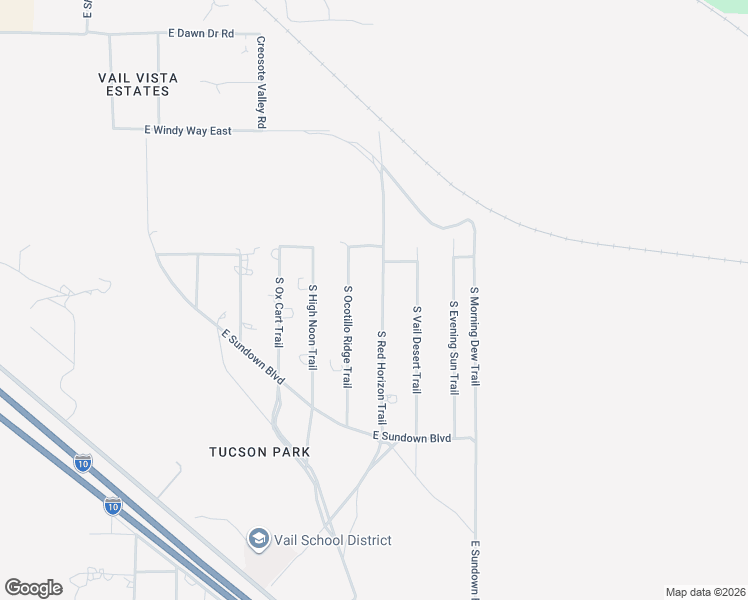 map of restaurants, bars, coffee shops, grocery stores, and more near 12712 South Red Horizon Trail in Vail