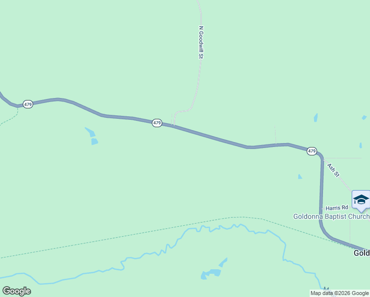 map of restaurants, bars, coffee shops, grocery stores, and more near 2344-2772 Main Street in Goldonna