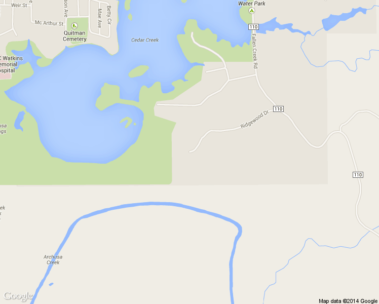 map of restaurants, bars, coffee shops, grocery stores, and more near 539 Ridgewood Dr in Quitman