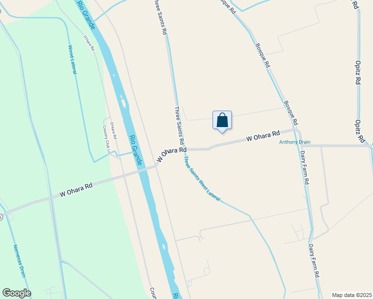 map of restaurants, bars, coffee shops, grocery stores, and more near 1700 West Ohara Road in Anthony