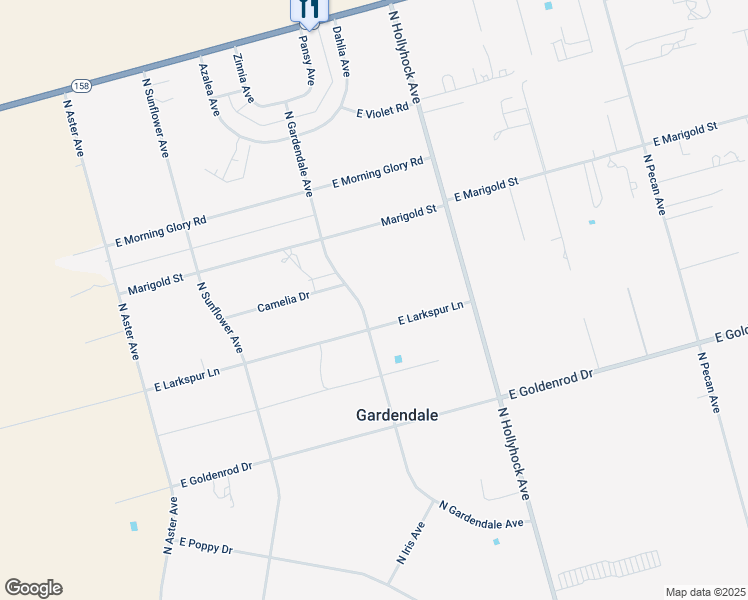 map of restaurants, bars, coffee shops, grocery stores, and more near 4435 East Larkspur Lane in Gardendale
