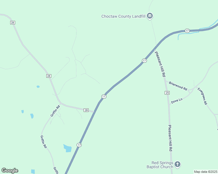 map of restaurants, bars, coffee shops, grocery stores, and more near 24489 Hwy17 in Toxey