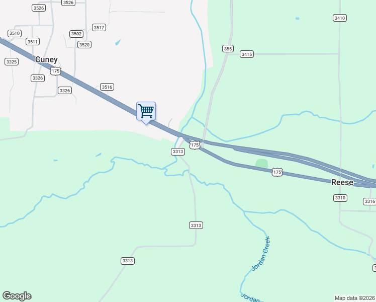 map of restaurants, bars, coffee shops, grocery stores, and more near 725 County Road 3313 in Jacksonville