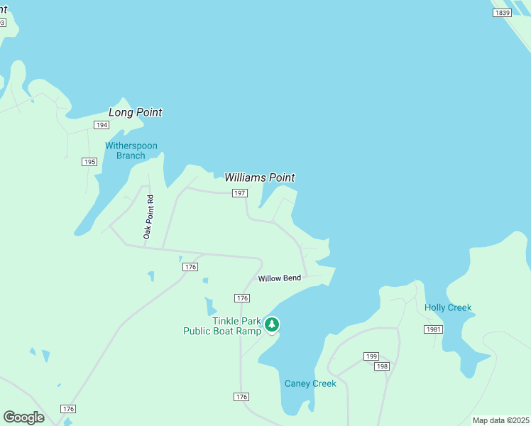 map of restaurants, bars, coffee shops, grocery stores, and more near 410 County Road 197 in Gary City