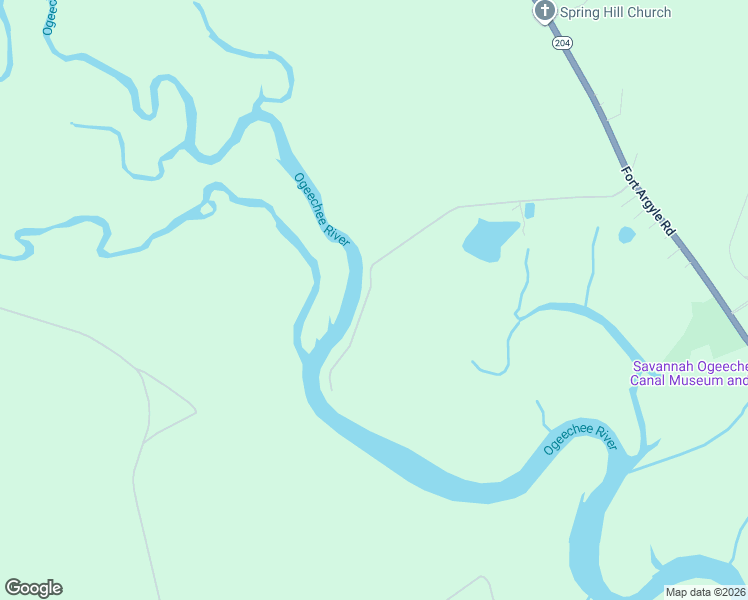 map of restaurants, bars, coffee shops, grocery stores, and more near 11 Fort Argyle Lane in Savannah