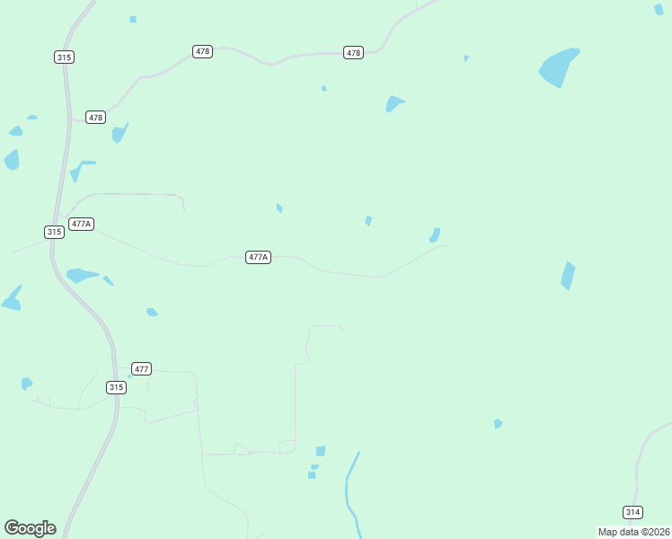 map of restaurants, bars, coffee shops, grocery stores, and more near County Road 477A in Palestine