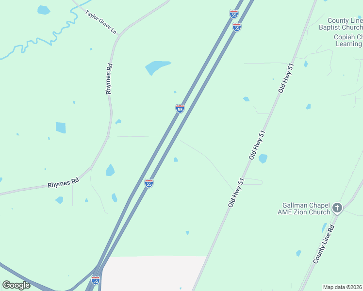 map of restaurants, bars, coffee shops, grocery stores, and more near 1004 Lodge Lane in Crystal Springs