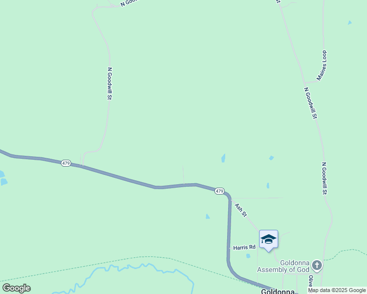 map of restaurants, bars, coffee shops, grocery stores, and more near in Goldonna