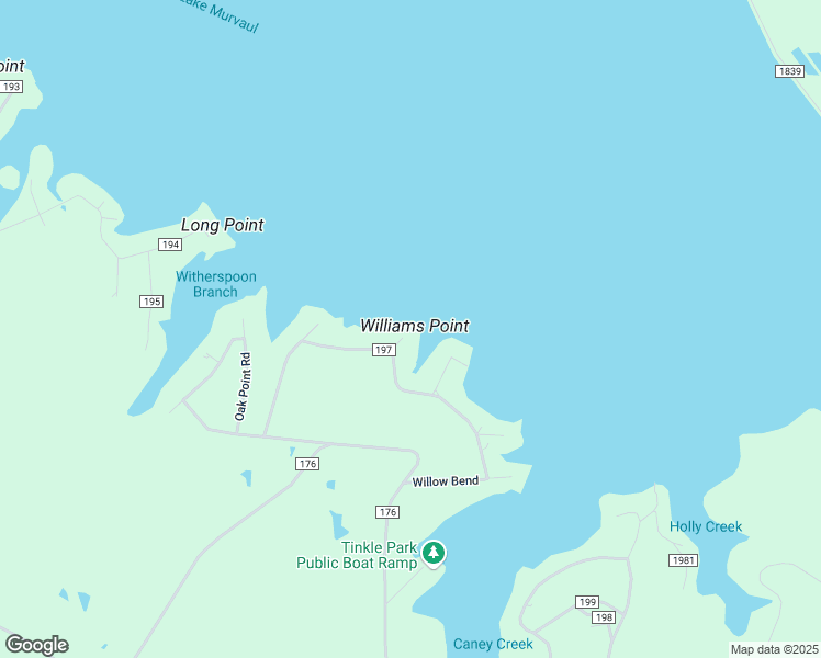 map of restaurants, bars, coffee shops, grocery stores, and more near 118 County Road 1976 in Gary City