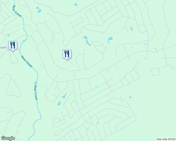 map of restaurants, bars, coffee shops, grocery stores, and more near 24115 Stonewood Drive in Whitney