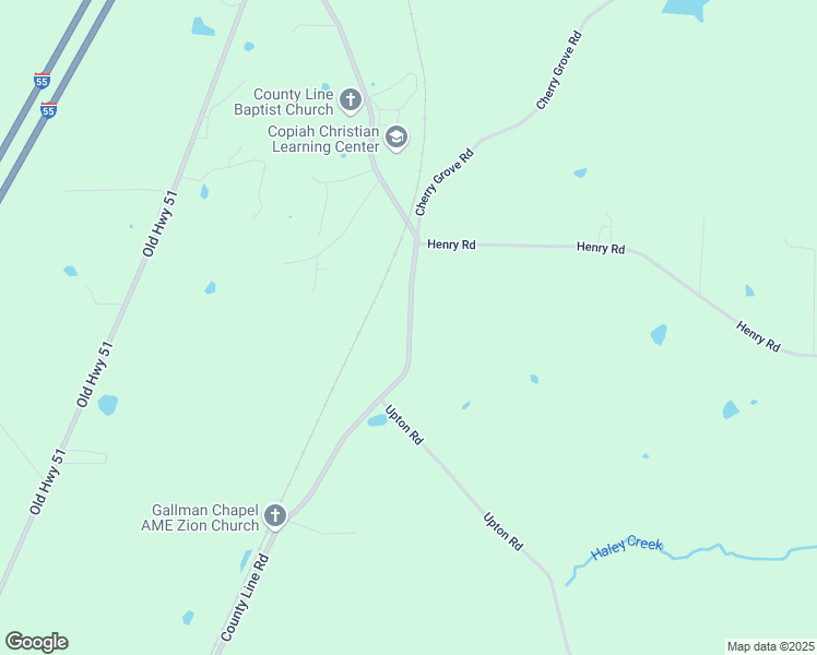 map of restaurants, bars, coffee shops, grocery stores, and more near 2195 County Line Road in Crystal Springs