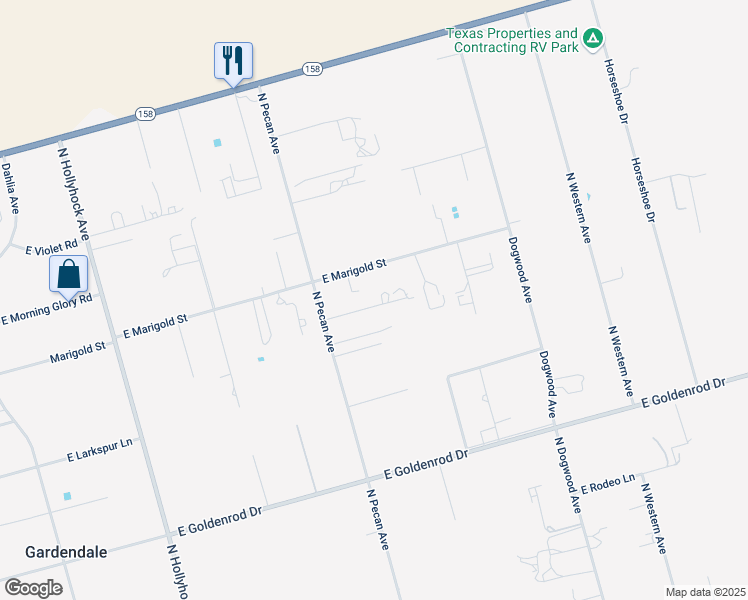 map of restaurants, bars, coffee shops, grocery stores, and more near 31 Pecan Court in Gardendale