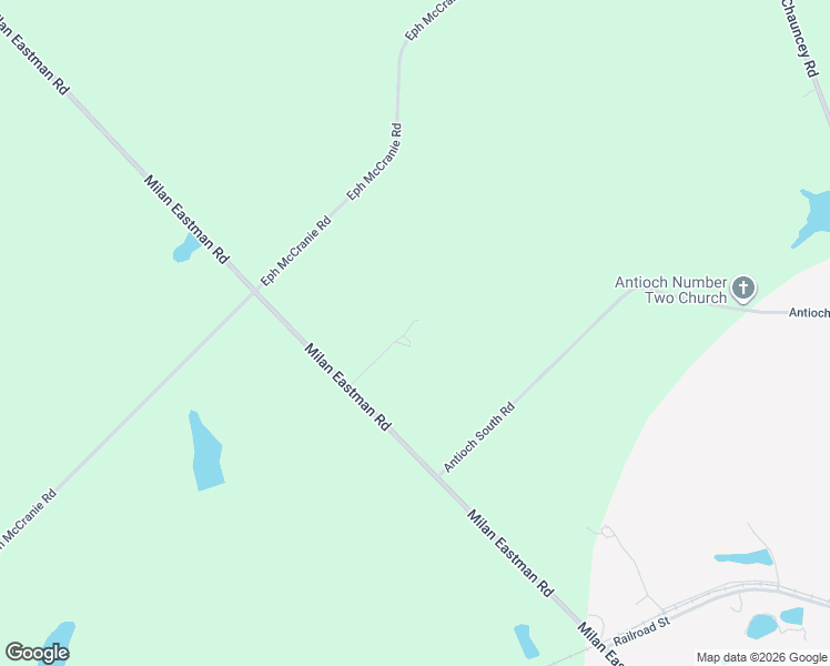 map of restaurants, bars, coffee shops, grocery stores, and more near 3591 Milan Eastman Road in Milan