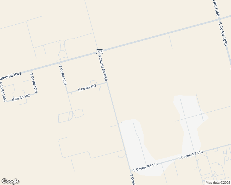 map of restaurants, bars, coffee shops, grocery stores, and more near 2105 South County Road 1060 in Midland