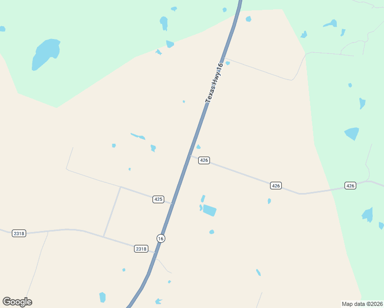 map of restaurants, bars, coffee shops, grocery stores, and more near 8672 Texas 16 in De Leon