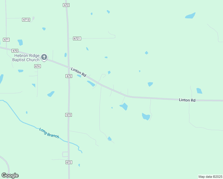 map of restaurants, bars, coffee shops, grocery stores, and more near 1652 Linton Road in Quitman