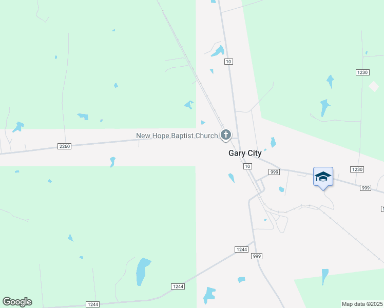 map of restaurants, bars, coffee shops, grocery stores, and more near in Gary City