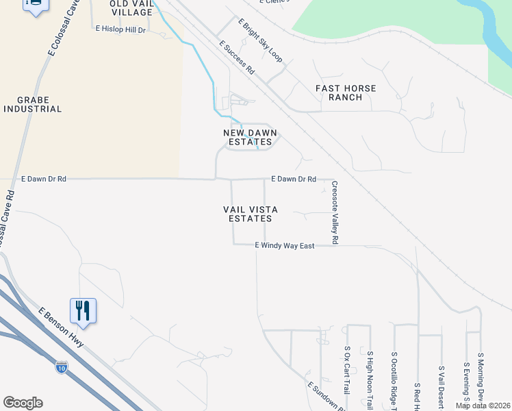 map of restaurants, bars, coffee shops, grocery stores, and more near 12179 South Stone Horn Ridge Road in Vail