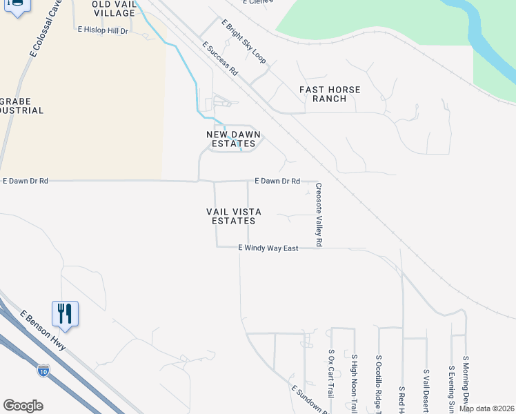 map of restaurants, bars, coffee shops, grocery stores, and more near 12179 South Stone Horn Ridge Road in Vail