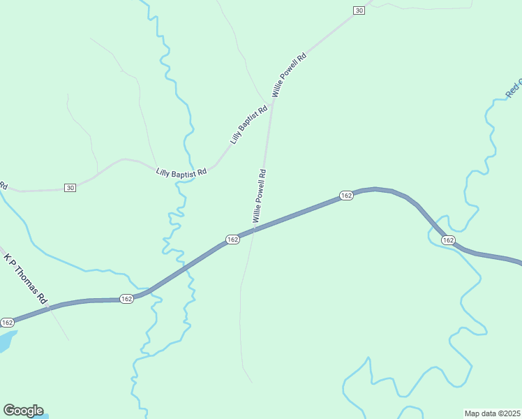 map of restaurants, bars, coffee shops, grocery stores, and more near 7407 Willie Powell Road in Pine Hill