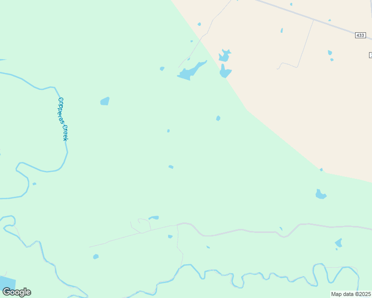 map of restaurants, bars, coffee shops, grocery stores, and more near 2041 County Road 433 in De Leon