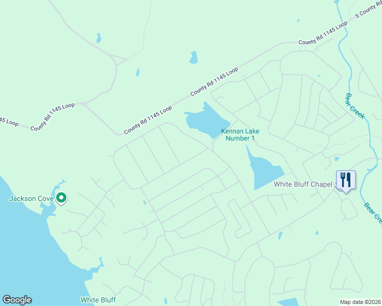 map of restaurants, bars, coffee shops, grocery stores, and more near 1409 Millcreek Tr in Whitney